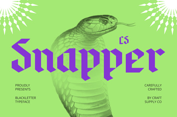 Snapper – Blackletter Font
