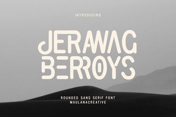 Jerawag Berroys Rounded Sans Serif Font