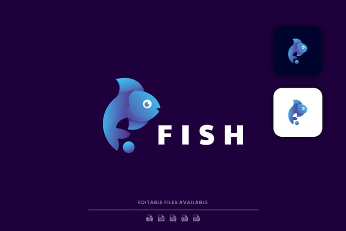 Fish Gradient logo