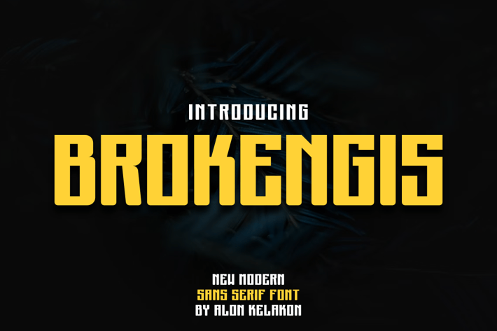 Brokengis Font