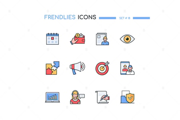 Business and Finance - Line Design Style Icons