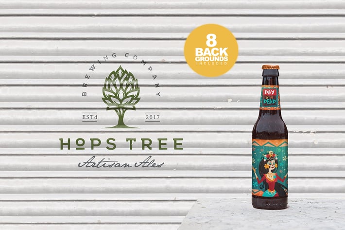 Garage Beer Mockup