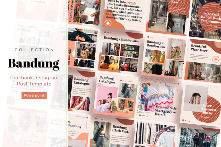 Bandung - Instagram Post Template Powerpoint
