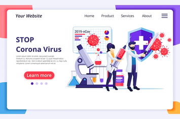 Corona Virus Illustration