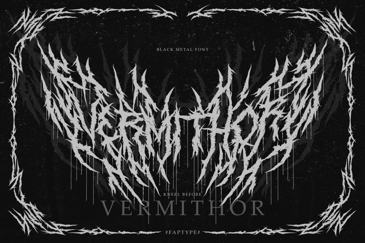 Vermithor | Fierce Black Metal Font