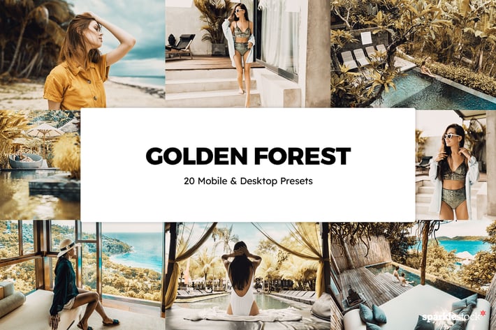 20 Golden Forest Lightroom Presets & LUTs