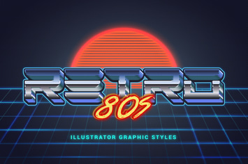 80s Retro Illustrator Styles
