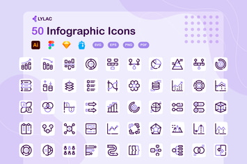 Lylac - Infographic Icons