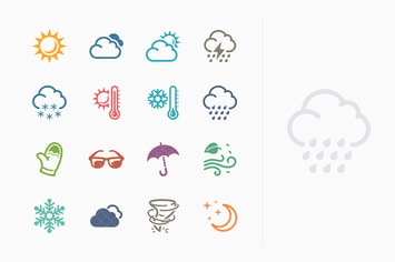 Weather Icons - Colored Series