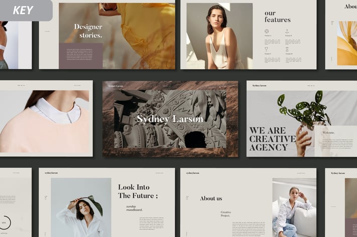Sydney Larson Lookbook Presentaion Keynote*
