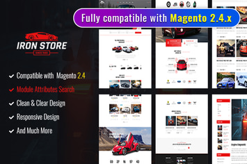 Ironstore - Best Magento 2 Auto Parts Theme