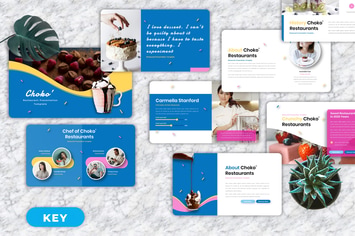 Choko' - Restaurant Keynote Templates