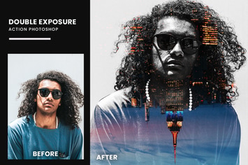 Double Exposure Photoshop Action