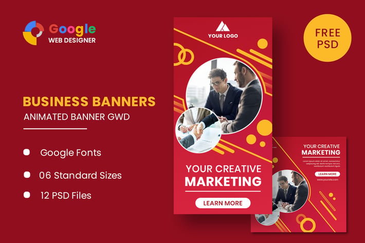 Business Animated Banner GWD