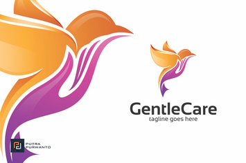 Gentle Care / Bird - Logo Template