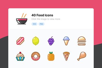 Food Color Icons