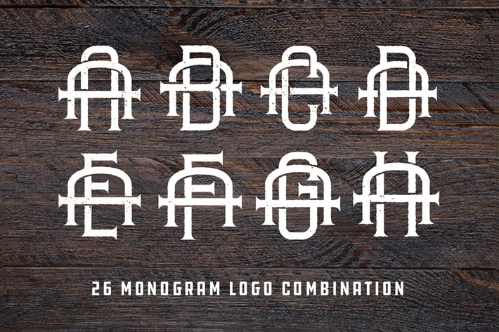Vintage Monogram Logo Pack
