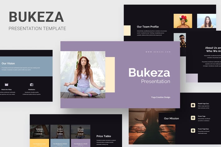 Bukeza - Yoga & Meditation Powerpoint