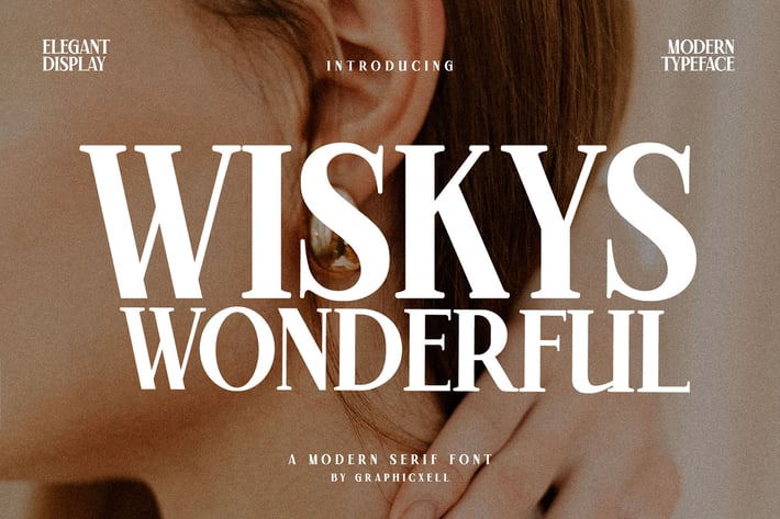 Wiskys Wonderful Serif Font