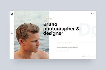 Bruno - Freelancer Portfolio PSD Template