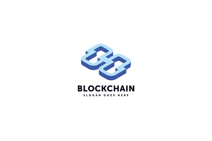 Blockchain Logo Vector Template