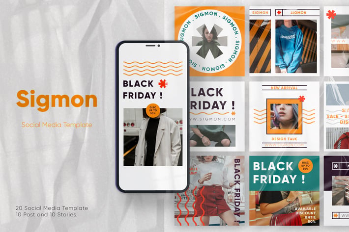 Sigmon Social Media Template Stories