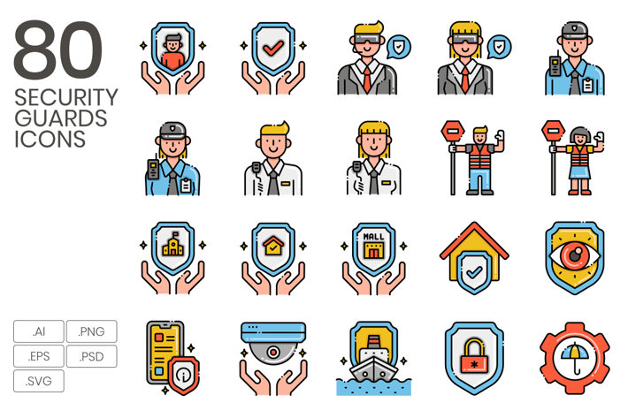 Security Guard Icons