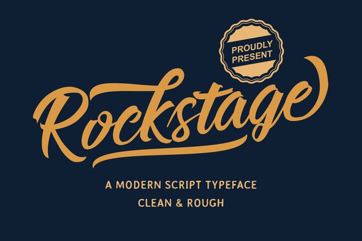 Rockstage - Retro Font
