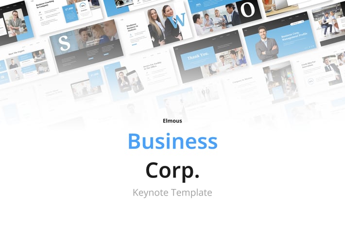 Business Corp. Keynote Presentation Template