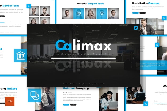Calimax - Multipurpose Powerpoint Template