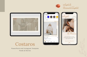 Costaros - Powepoint & Instagram Template