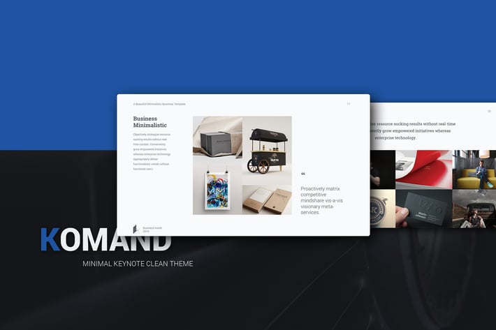 KOMAND Minimal & Business Template (Keynote)