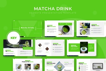 Matcha Drinks - Keynote Template