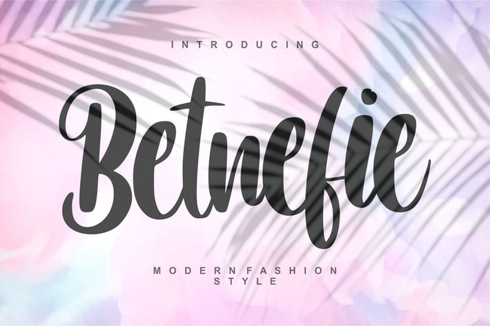 Betnefie | Modern Fashion Style Font