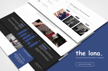 Lona - Creative Presentation Template (PPTX)