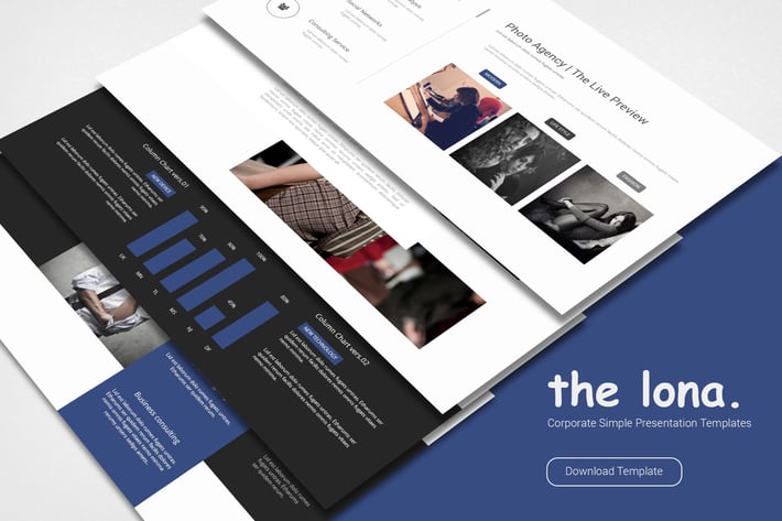 Lona - Creative Presentation Template (PPTX)