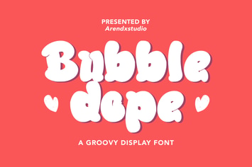 Bubble Dope - Groovy Display Font