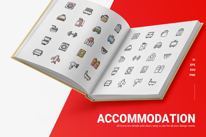 Accommodation - Icons