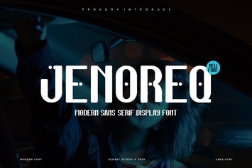 Jenoreq - Modern Sans Font