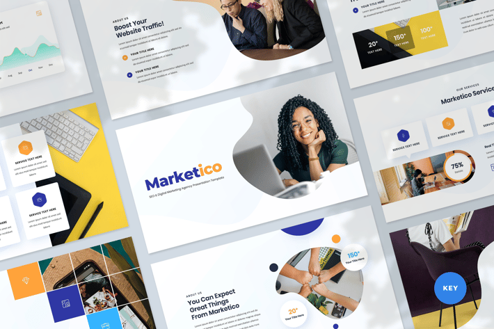 SEO & Digital Marketing Agency Keynote Template