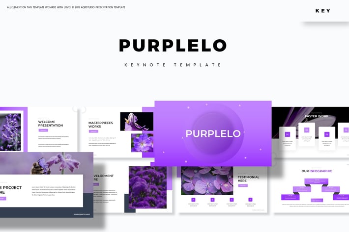 Purplelo - Keynote Template