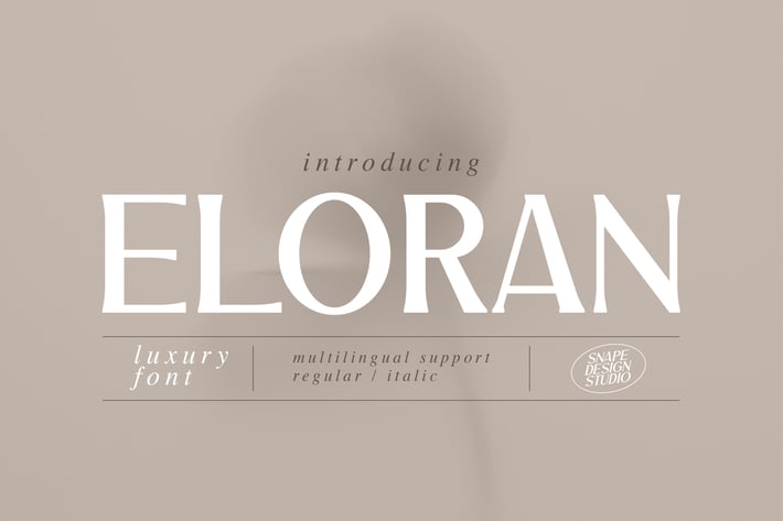 Eloran - Luxury Font