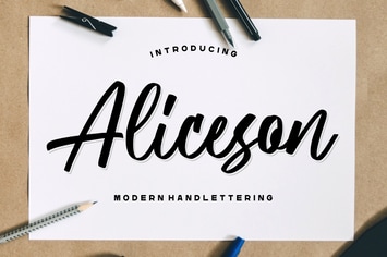 Aliceson – Modern Handlettering