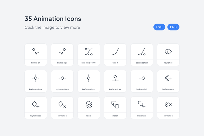Animation icons — Line