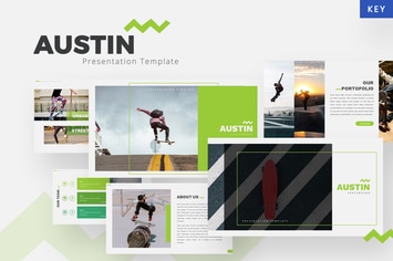 Austin - Skateboard Keynote Template
