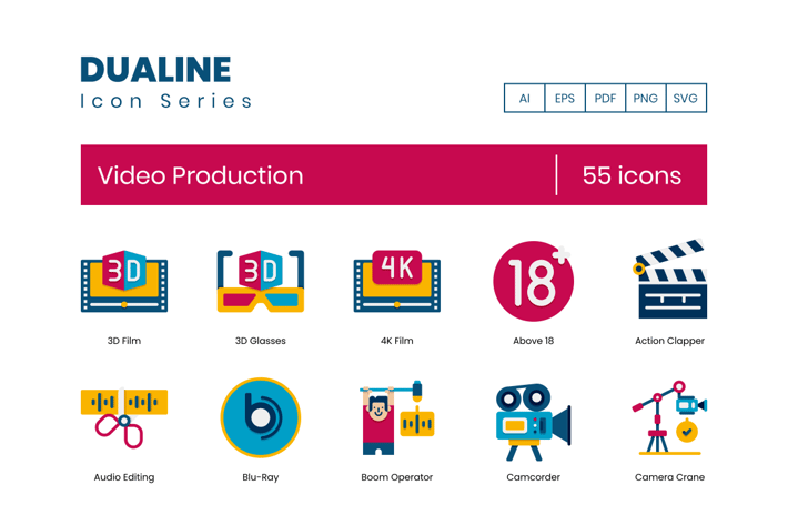 Video Production Icons