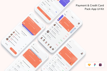 Payment & Credit Card Pack App UI Kit
