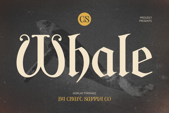 Whale – Gothic Uncial Font