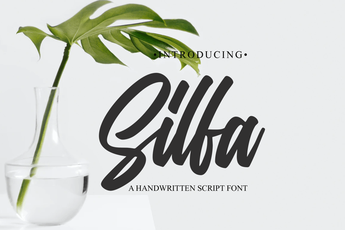 Silfa - Script Font