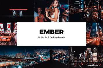 20 Ember Lightroom Presets & LUTs
